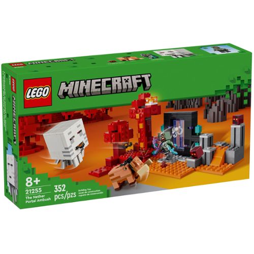 Lego Minecraft L'embuscade Au Portail Du Nether (21255)