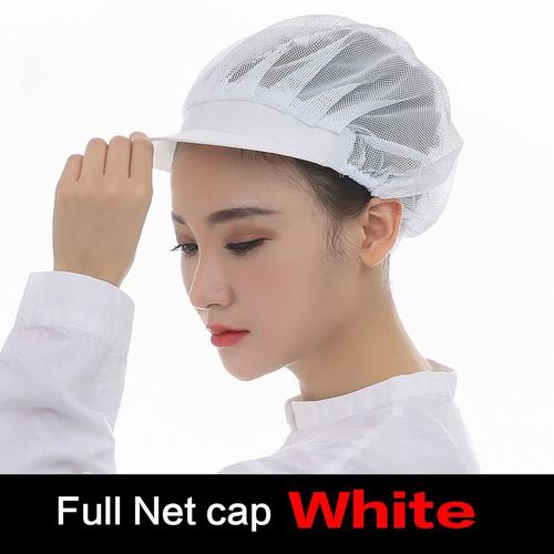 Visières en maille élastique, chapeau de Chef, cuisine, Restaurants, hôtel,  uniforme de travail, casquette de cuisine anti-poussière, casquettes