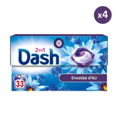 Lessive Pods Dash Tout-en-1 Lavande camomille - 30 lavages