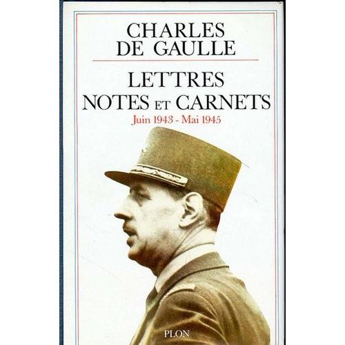 Meilleur Livre Sur Charles De Gaulle Achat lettres notes et carnets charles de gaulle plon pas cher ou d