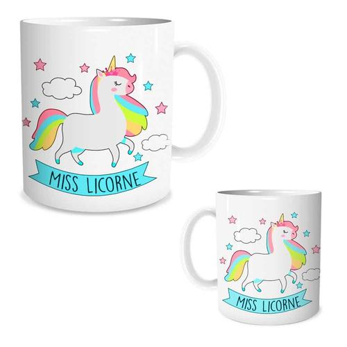 Mug Je Vis De Licorne Et D Eau Fraiche Cadeau Licorne Humour, Mug