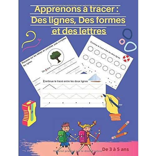 Cahier d'écriture CP Maternelle: Cahier Ecriture Maternelle, 200 Pages  Vierges, Cahier Ecriture CP Double Ligne