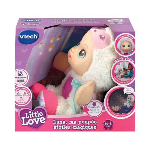 Little Love - Paillette licorne arc-en-ciel - poupée licorne interactive -  VTech