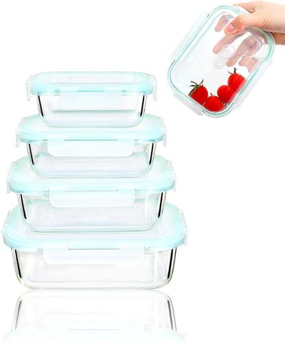 JoyServe 60 Ensembles (120 Pièces) De Récipients Alimentaires 237 Ml Avec Couvercles – Contenants Transparents 1 Tasse, Empilables, Durables, Micro- Ondes Et Lave-vaisselle