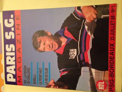agazine ONZE n°83 NOVEBRE 1982 BATHENAY PSG Télé-Foot Gérard Soler