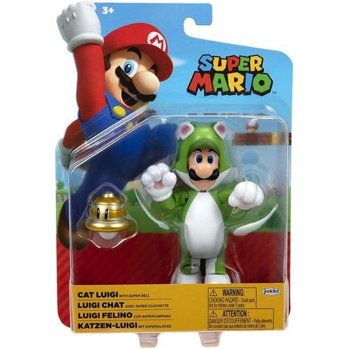 Figurine - JAKKS PACIFIC - Super Mario Bros : Mario de Feu - 10 cm