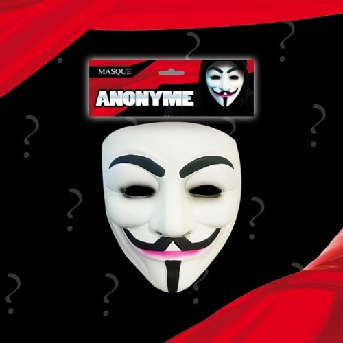 Anonymous masque visage 667 autocollant sticker 