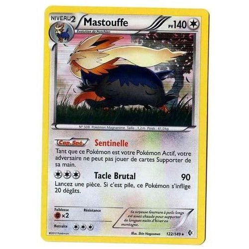 french-new Mastouffe-xy-pokemon card 110/146 