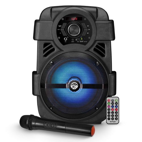 Microphone karaoké,kit Karaoke,Machine de karaoké Bluetooth portableavec 2  Microphones sans Fil pour Le Chant,système de sonorisation Portable pour la