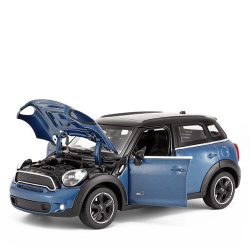 Brand New Go Mini Stunt Racers Rebel Mini Cooper S reculons Jouet Voiture Entièrement neuf dans sa boîte 