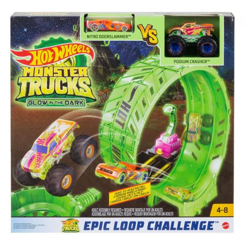 Hot Wheels - Mondo Motors - voiture télécommandée - Monster Truck - Bone  Shaker -10cm - tout-terrain - wheelies - jouet enfan
