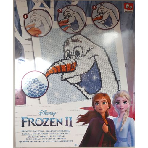 Elsa et Anna Reine des neiges Broderie Diamant
