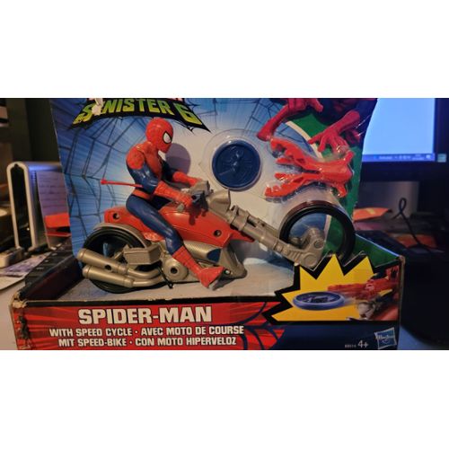 Moto téléguidée Amazing Spider-Man - Majorette - Longueur 28 cm