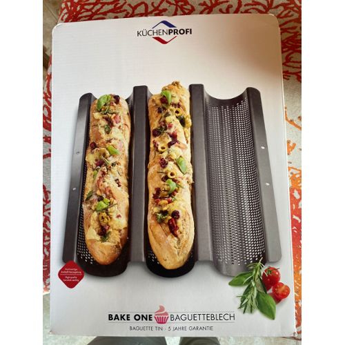 Moule à Baguette antiadhésif en acier au carbone, pain français à 3  rainures, plateau de cuisson – acheter aux petits prix dans la boutique en  ligne
