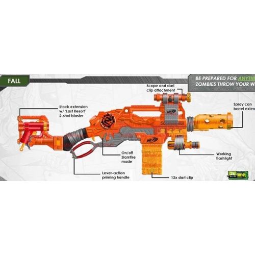 Recharges fleches x4 nerf zombie strike 