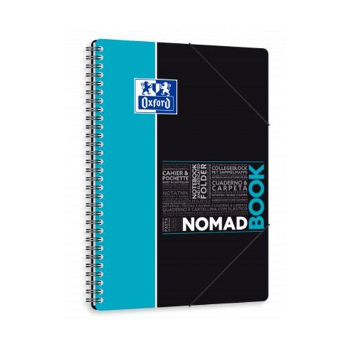 OXFORD Cahier NOTEBOOK spirale 160 pages petit carreaux 23x29,7 avec  application SOS NOTES