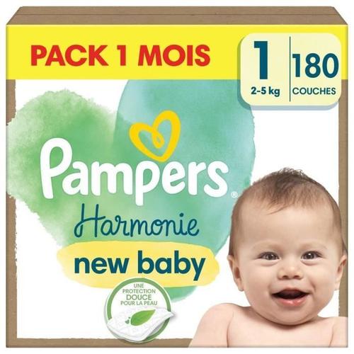 Couches Bébé Baby-Dry Taille 1 2Kg-5Kg PAMPERS