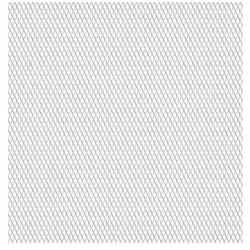 Panneau de grillage de jardin Acier inox 100x85 cm 30x17x2,5 mm vidaXL