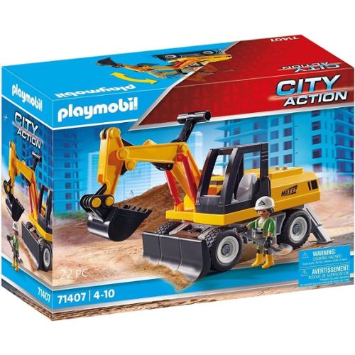 Playmobil City Action 70443 Mini-pelleteuse et chantier - Playmobil