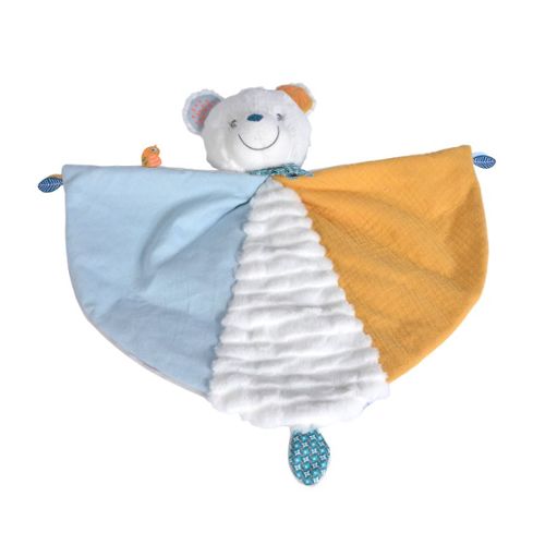 Peluche Ours Blanc Jaune pas cher - Achat neuf et occasion
