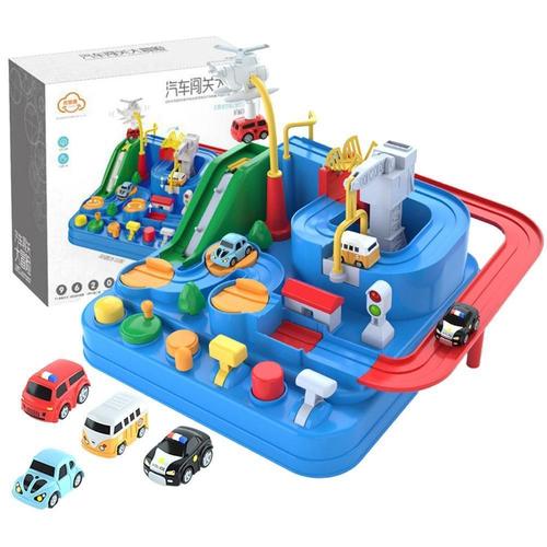 Montessori Voiture Aventure Jouets Préscolaire Jouet Éducatif Puzzles  Voiture Jouets pour Enfants 3 4 5 6 7 8 Ans Tout-Petits Garçons Filles 2  voitures