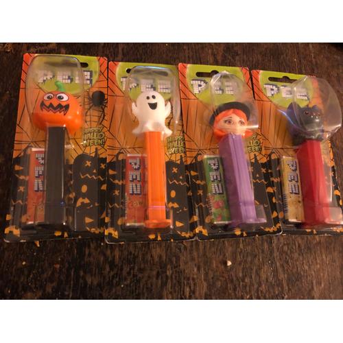 PEZ Halloween,distributeur de pez,bonbon de poche pez monstre