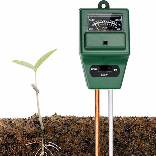 Testeur de Sol pH d'humidité Température Lumineuse 4 en 1 pH Metre