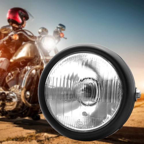 Anneau de garniture de phare de moto noir de 7 pouces pour Harley Touring  Glide