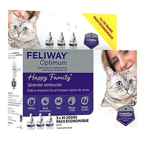 FELIWAY® Friends Recharge  Phéromones apaisantes pour chat - Pack