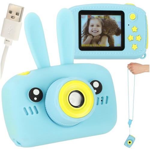 Appareil Photo Enfants Caméra Numérique pour Enfants Enregistreur Vidéo  1080P 12MP Caméra Numérique Caméscope avec Jeux 3-10 Ans Filles Garçons  Cadeaux Jouet avec Carte TF 32 Go(Blue)