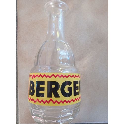 Berger Vintage Pichet sirops BERGER jaune vintage en plastique 1 L occasion bon état 