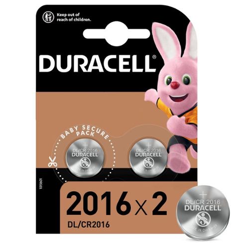 Piles Duracell  Pile bouton au lithium 2016