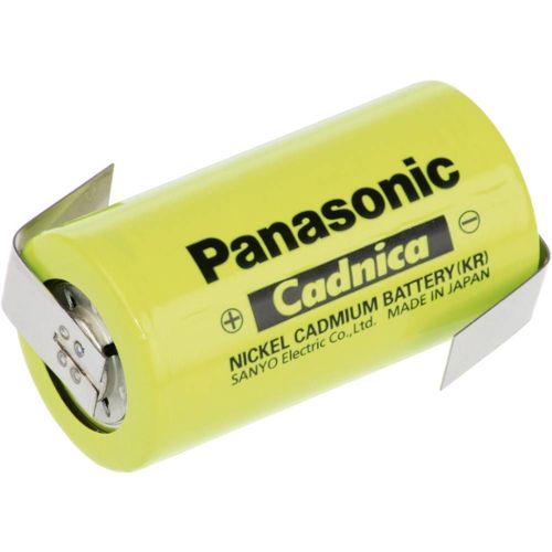 Pile rechargeable spéciale LR14 (C) cosses à souder en U NiCd Panasonic  N3000CR-LFU 1.2 V 3000 mAh