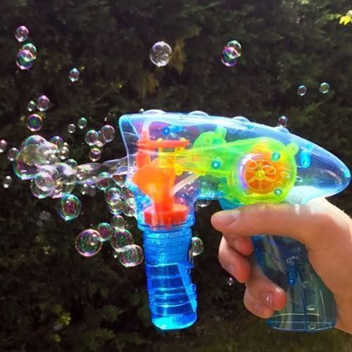 Pistolet à bulles magique en forme de dinosaure Jurassic Dino World Machine  à bulles de savon jouets d'extérieur pour enfants cadeau de noël