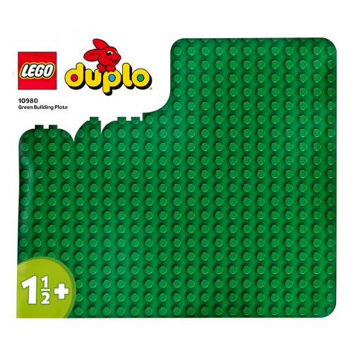 1x Lego Duplo plaque neuf-Clair Gris 2x4 2 trous pour châssis avion 10661