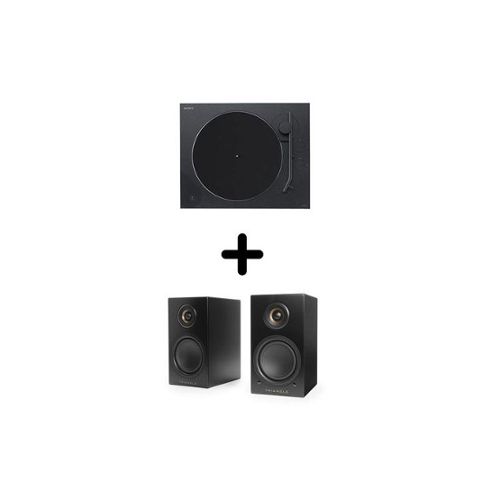 Platine vinyle Sony PS-LX310BT Noir + Enceintes amplifiées Bluetooth  Klipsch R-41PM Noir vendues par paire - Platine vinyle - Achat & prix