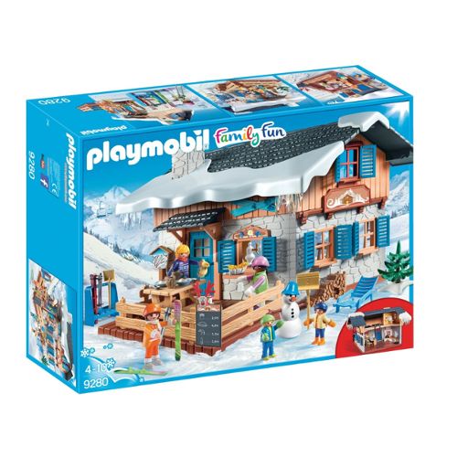 Playmobil Family Fun 9280 Chalet avec skieurs