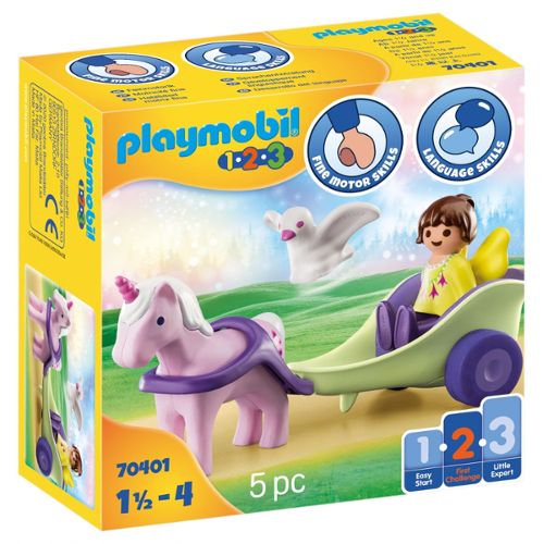 Playmobil Chariot Licorne avec Fée Papillon - 5446