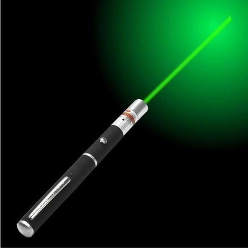 Pointeur laser Lampe de porche Lampe Stylo Laser USB 532nm noir