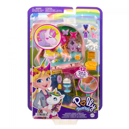 Polly Pocket coffret transformable lapin mini Poupée-Mattel