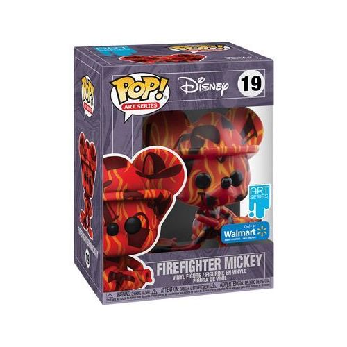 DISNEY - Figurine Pompier Mickey 15 cm, articulée, Jouet pour enfants