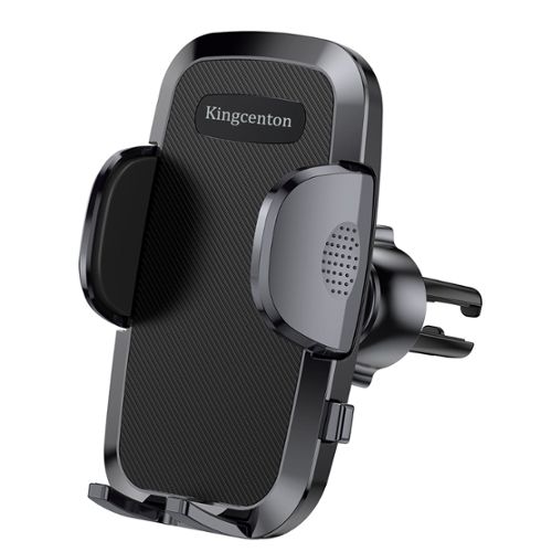 Accessoire téléphonie pour voiture GENERIQUE Support Voiture Magnetique  pour Smartphone avec Aimant Ventilateur Universel 360 Rotatif (ARGENT)