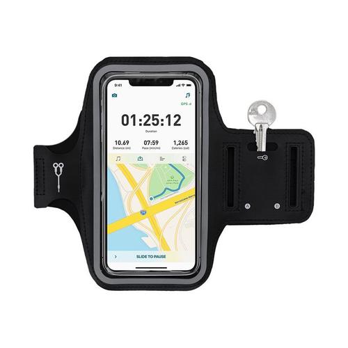 Brassard de téléphone pour la course à pied - Convient aux téléphones et  Android de moins de 6,7 pouces - Porte-bras de sport - Utilisation du  téléphone pour la course, l'entraînement, la