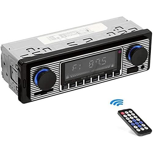 Autoradio Bluetooth Poste Radio Voiture,1Din Radio de Voiture, 4x60W Auto  Radio 7Couleurs FM Stéréo Radio USB/SD/AUX/EQ/Lecteur MP3 autoradio Pioneer  
