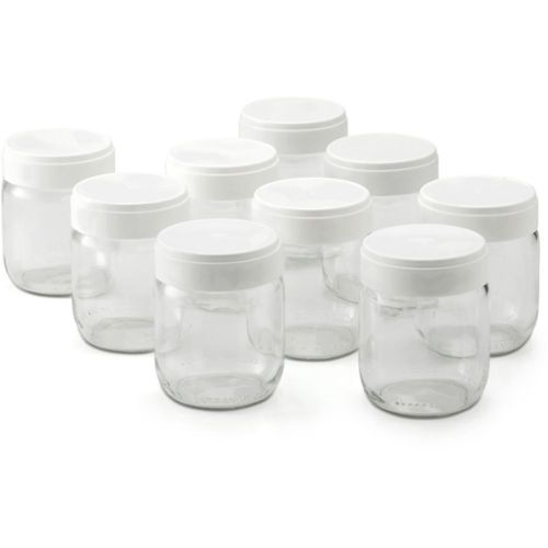 Seb - xf100501 6 pots yaourt avec égouttoir pour les yaourtières