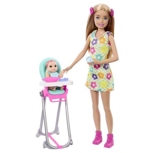 Coffret Barbie Skipper Baby-Sitter - Bébé au Lit