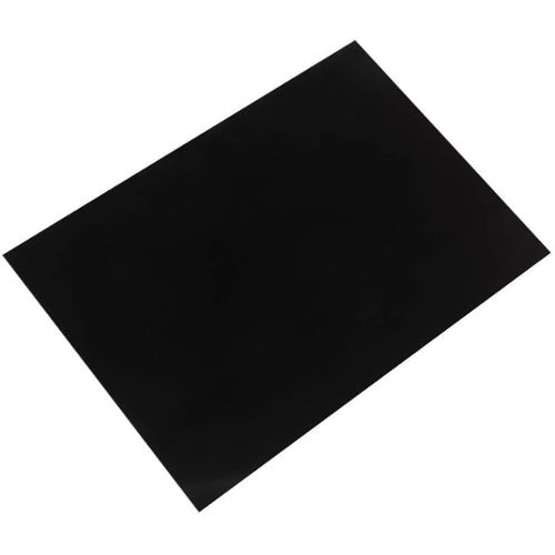 Tapis plaque induction Béton - Noir - Fissure Protection plaque induction  65x52 cm Protege plaque induction