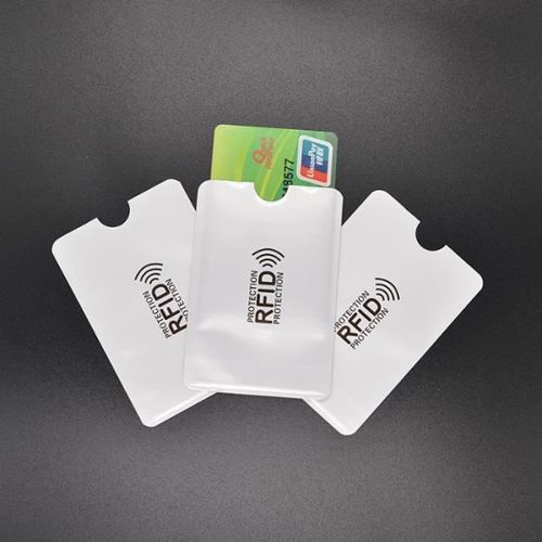 Étui RFID - Protège carte - 4 pièces - Protège carte - Protection RFID -  Antivol 