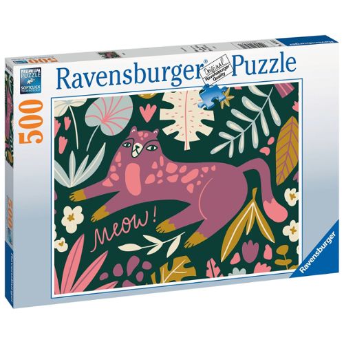 Puzzle Chat et Amour de Petite Fille Nova-Puzzle-41073 1000 pièces Puzzles  - Bébés et Enfants - /Planet'Puzzles