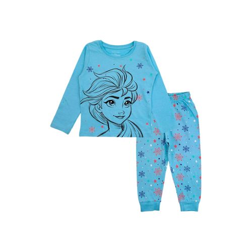La Reine des Neiges Pyjama Long Enfant Fille Elsa Rose de 4 à 8ans